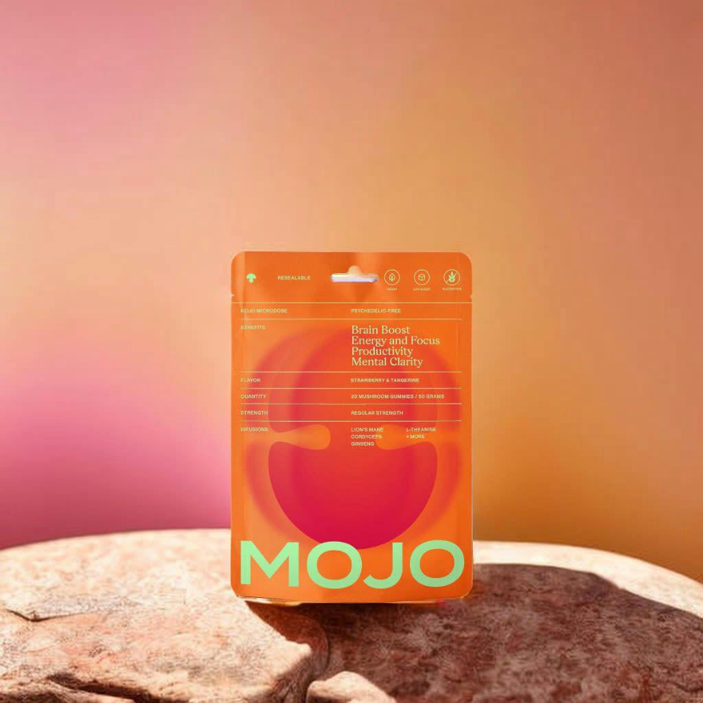Mojo studio shot followingbranded colors